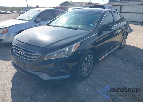 2015 Hyundai Sonata Sport z USA, uszkodzony, nr VIN 5NPE34AF4FH093253